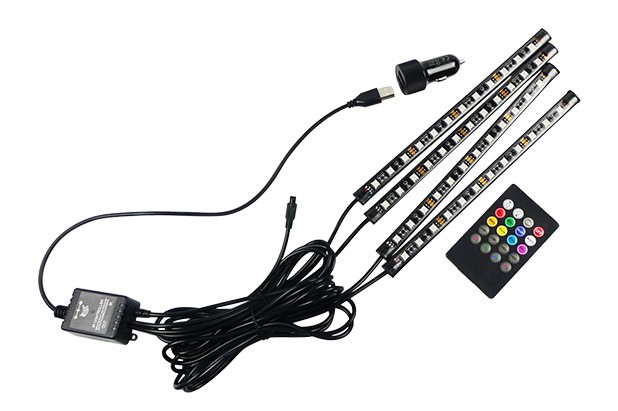 LED Car Ambient Strip Kit